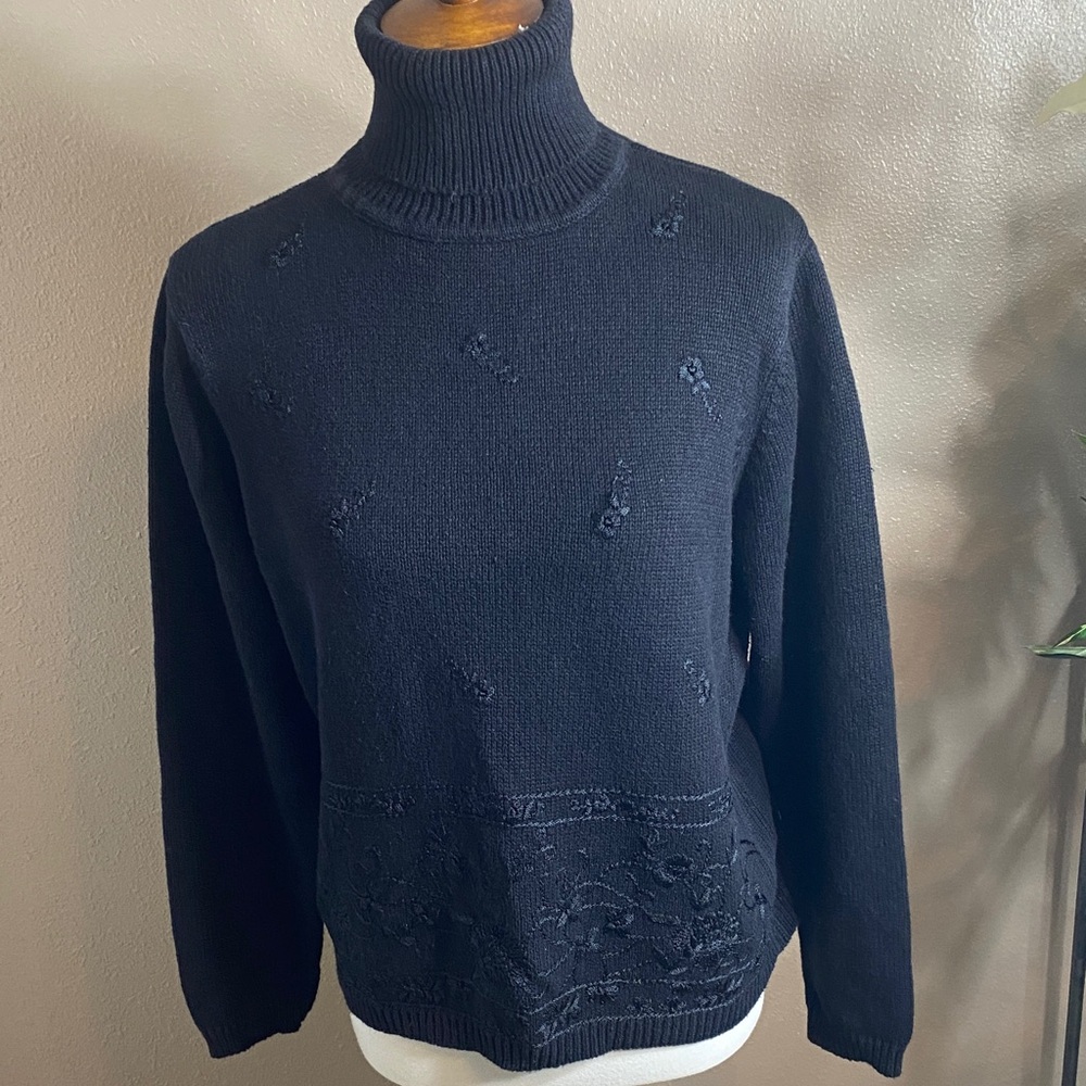 Black Turtleneck Sweater